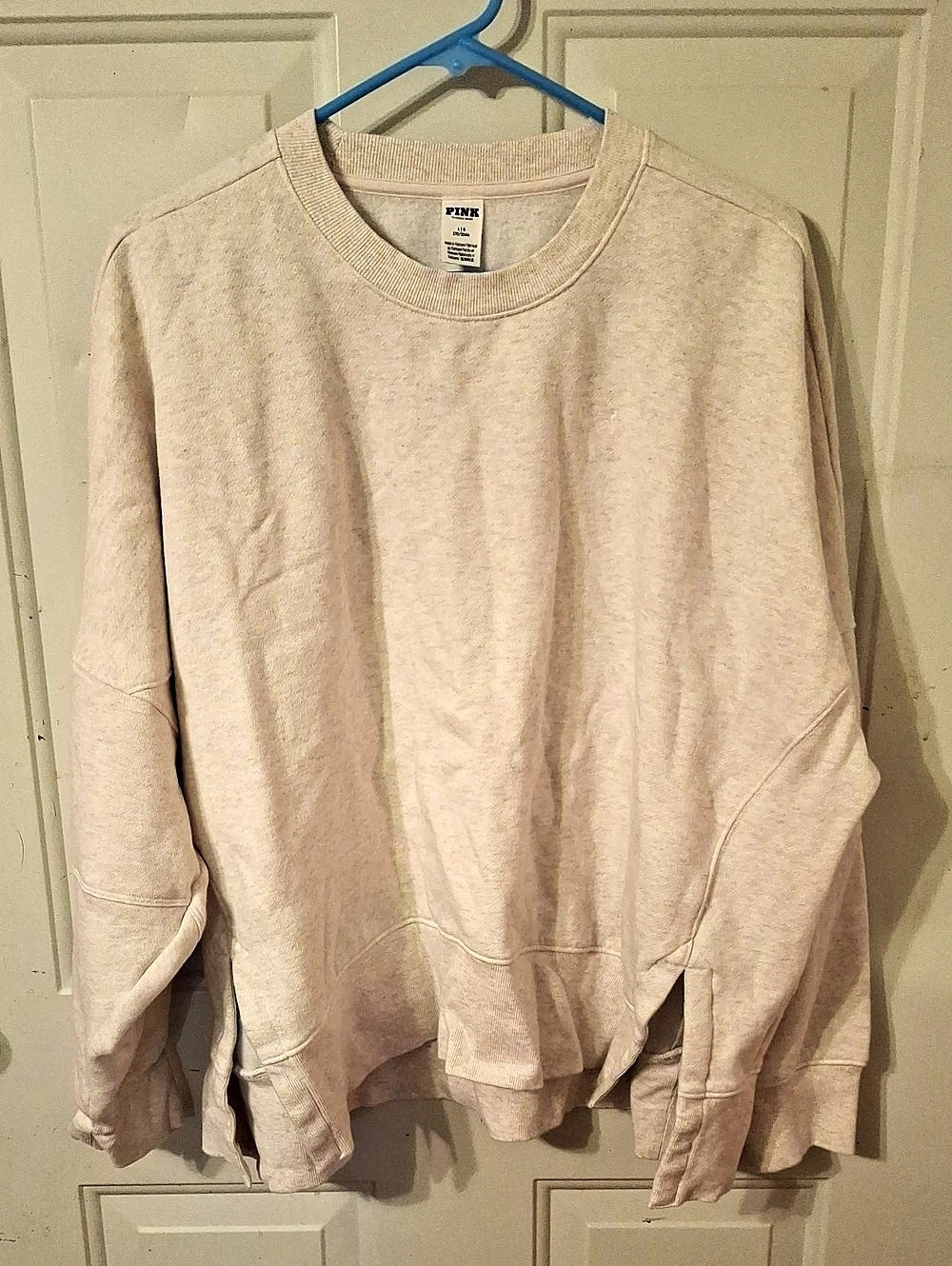 PINK Crewneck Sweatshirt Size Large